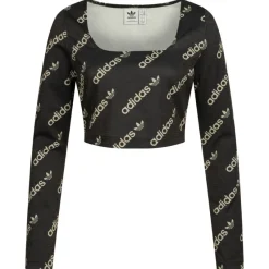 Mujer adidas Sudadera^Originals Mujer Crop top de manga larga HM4894