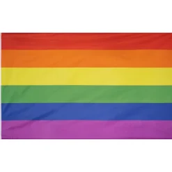 MUWO Otros Accesorios^Bandera arcoiris "Around the World" Bandera 90x150cm