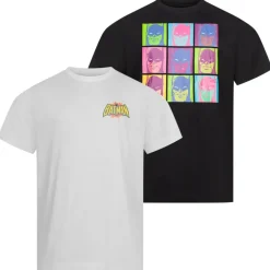 Lizenz Multipacks|Héroes De La Infancia^BATMAN DC COMICS Hombre Camiseta Pack de 2 FBMTS944MUL