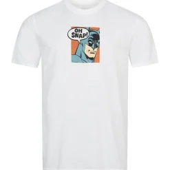 Lizenz Héroes De La Infancia^Batman DC COMICS "Oh Snap" Hombre Camiseta CDMTS103WHT