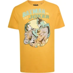 Lizenz Héroes De La Infancia^Batman vs Joker DC COMICS Hombre Camiseta FBMTS824GLD