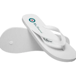 Hombre BEN SHERMAN Natación|Zapatos De Hombre^Falmouth Hombre Chanclas de dedo BEN3164-BLANCO