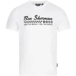 Hombre BEN SHERMAN Camisetas^Feel the Groove Hombre Camiseta 1012965-BLANCO