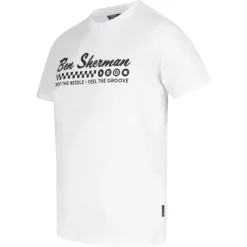 Hombre BEN SHERMAN Camisetas^Feel the Groove Hombre Camiseta 1012965-BLANCO