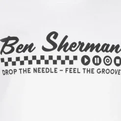 Hombre BEN SHERMAN Camisetas^Feel the Groove Hombre Camiseta 1012965-BLANCO