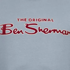 Hombre BEN SHERMAN Camisetas^Flocked Logo Hombre Camiseta 0076268-GASOLINA