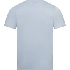 Hombre BEN SHERMAN Camisetas^Flocked Logo Hombre Camiseta 0076268N-AZUL HIELO