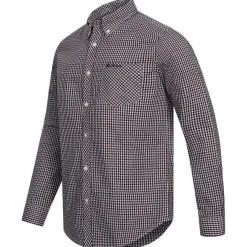 Hombre BEN SHERMAN Camisas Y Polos^Gingham Hombre Camisa de manga larga 0077860-VINO