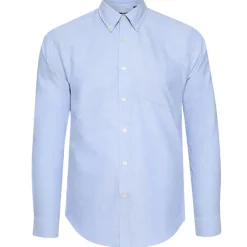 Hombre BEN SHERMAN Camisas Y Polos^Oxford Cotton Hombre Camisa de manga larga 1012796-AZUL
