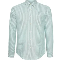 Hombre BEN SHERMAN Camisas Y Polos^Oxford Cotton Hombre Camisa de manga larga 1012797-VERDE OSCURO