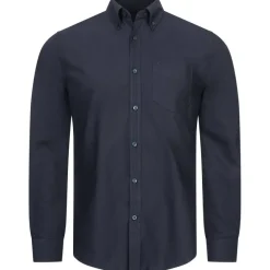 Hombre BEN SHERMAN Camisas Y Polos^Oxford Hombre Camisa de manga larga 0076260-MARINO OSCURO