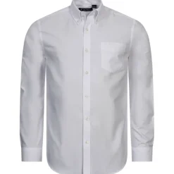 Hombre BEN SHERMAN Camisas Y Polos^Oxford Hombre Camisa de manga larga 0077857-BLANCO