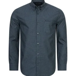 Hombre BEN SHERMAN Camisas Y Polos^Oxford Hombre Camisa de manga larga 0077858-ESMERALDA OSCURA