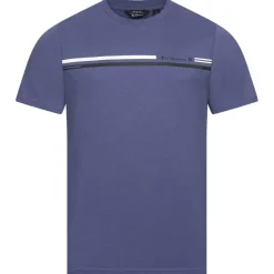 Hombre BEN SHERMAN Camisetas^Seasonal Stripe Hombre Camiseta 1012607N-RIVIERABLUE