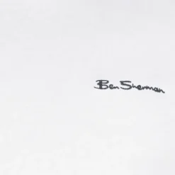 Hombre BEN SHERMAN Camisetas^Small Logo Hombre Camiseta 0076266-BLANCO