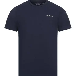 Hombre BEN SHERMAN Camisetas^Small Logo Hombre Camiseta 0076266-MARINO OSCURO