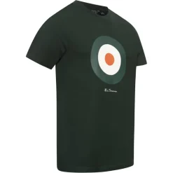Hombre BEN SHERMAN Camisetas^Target Tee Hombre Camiseta 0078052NU-VERDE OSCURO