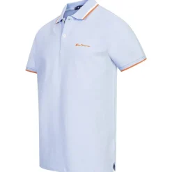 Hombre BEN SHERMAN Camisas Y Polos^Twin Tipped Hombre Polo 0076270N-PALEBLUE