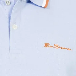 Hombre BEN SHERMAN Camisas Y Polos^Twin Tipped Hombre Polo 0076270N-PALEBLUE