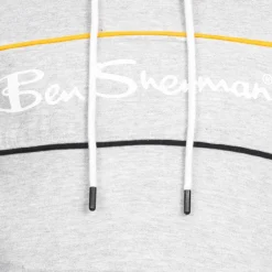 Hombre BEN SHERMAN Sudaderas Y Jerséis^Two Colour Panel Hombre Sudadera con capucha 0067811G-GRIS MARLA