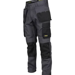 Hombre Bench Equipo De Trabajo|Vestuario Laboral^Workwear Dallas Hombre Pantalón de trabajo BNCH 014-Gris/Negro