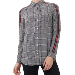 Mujer BRAVE SOUL Sudadera^Andrea Mujer cuadros Camisa LWT-225ANDRE