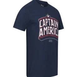 Hombre Lizenz Héroes De La Infancia|Camisetas^Capitán America Archieve Hombre Camiseta FCMTS060NVY