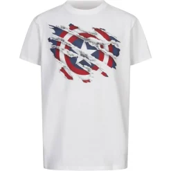 Lizenz Héroes De La Infancia|Camisetas^Captain America MARVEL Niño Camiseta FBBTS200WHT