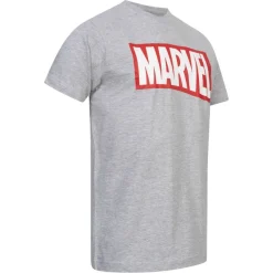 Hombre Lizenz Héroes De La Infancia|Camisetas^CÓMICS DE MARVEL Core Logo Hombre Camiseta FAMTS327SPO