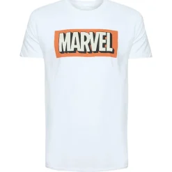 Lizenz Héroes De La Infancia^CÓMICS DE MARVEL Retro Hombre Camiseta FBMTS750WHT
