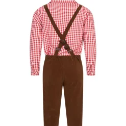 MIESEPETER Disfraces^Conjunto de traje tradicional Hombre Disfraz de Oktoberfest ® rojo