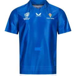 CASTORE Rugby^Copa Mundial de Rugby de Samoa Hombre Camiseta de primera equipación TM3340-AZUL