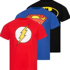 Lizenz Héroes De La Infancia|Multipacks^DC COMICS Superhéroes Hombre Camiseta Pack de 3 GBMTS233MUL