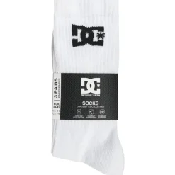 Mujer DC Shoes Multipacks|Calcetines^Sport Crew Unisex Calcetines 3 pares blanco DC-01 CREW