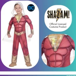 amscan Héroes De La Infancia|Disfraces^Disfraz infantil DC COMICS Shazam! 9906