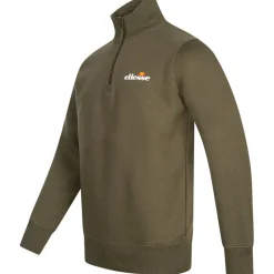 Hombre ellesse Sudaderas Y Jerséis^Benevento Hombre 1/4-Cremallera Sudadera SOP23856-Caqui