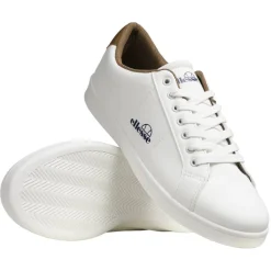 Hombre ellesse Zapatos De Hombre^Defender Hombre Sneakers blanco DEFENDER001-736-BLANCO-TAUPE