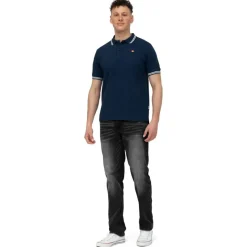 Hombre ellesse Camisas Y Polos^Dioran Twin Tipped Hombre Polo SBS22445-AZUL MARINO