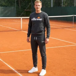 Hombre ellesse Sudaderas Y Jerséis^Kanya Crew Hombre Sudadera SOP24044-Gris oscuro