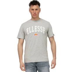 Hombre ellesse Camisetas^Maddex Hombre Camiseta SBS23231-Gris jaspeado
