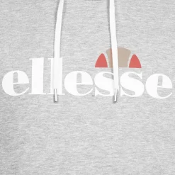 Hombre ellesse Sudaderas Y Jerséis^Monesiglio Hoody Hombre Sudadera con capucha SOP23865-Gris claro jaspeado