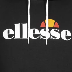 Hombre ellesse Sudaderas Y Jerséis^Monesiglio Hoody Hombre Sudadera con capucha SOP23865-Negro