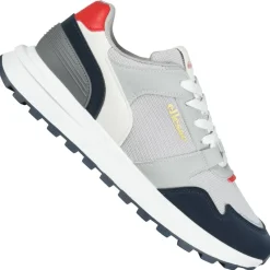Hombre ellesse Zapatos De Hombre^Riva Runner Hombre Sneakers SBSF1050-BLANCO-GRIS-AZUL MARINO