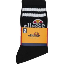 Mujer ellesse Multipacks|Calcetines^Vulloni Unisex Calcetines 3 pares negro SBSA3955-NEGRO