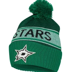 Fanatics Hockey Sobre Hielo^Estrellas de Dallas NHL Gorro con pompón 19HG28492GRCW4