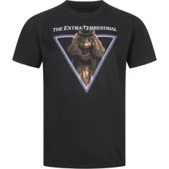 Lizenz Héroes De La Infancia^ET el extraterrestre Drag Hombre Camiseta UNMTS051BLK