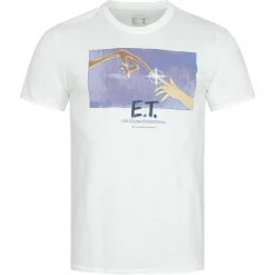 Lizenz Héroes De La Infancia^ET el extraterrestre Hombre Camiseta UNMTS077WHT