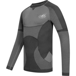 Hombre EUROPEAN POLO CHAMP Deportes De Invierno|Outdoor^Hombre Termo Camiseta de manga larga antracita SPA 25-005-antracita