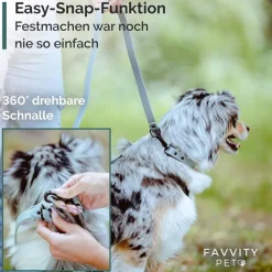 FAVVITY PET Suministros Para Mascotas^correa ajustable para perros menta