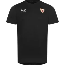 CASTORE Tienda Para Aficionados^FC Sevilla Hombre Camiseta de tercera equipación TM1911-NEGRO